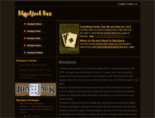 Tablet Screenshot of blackjackbee.com